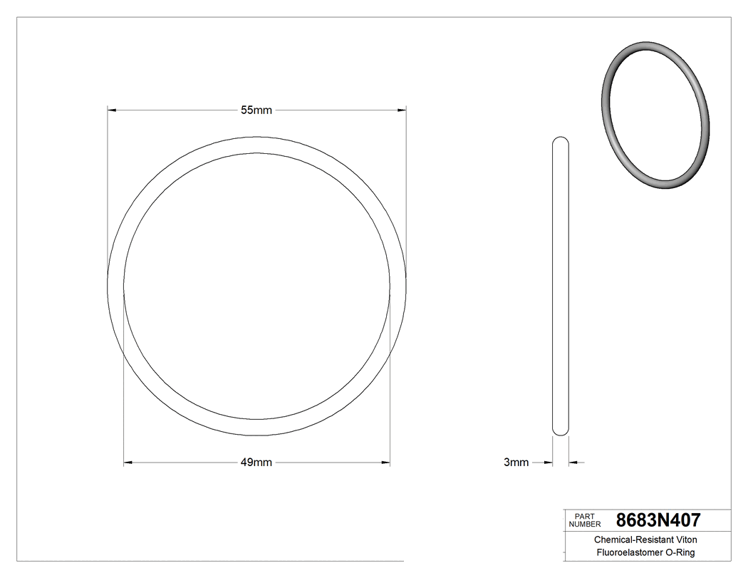 Technical drawing - 8683N407